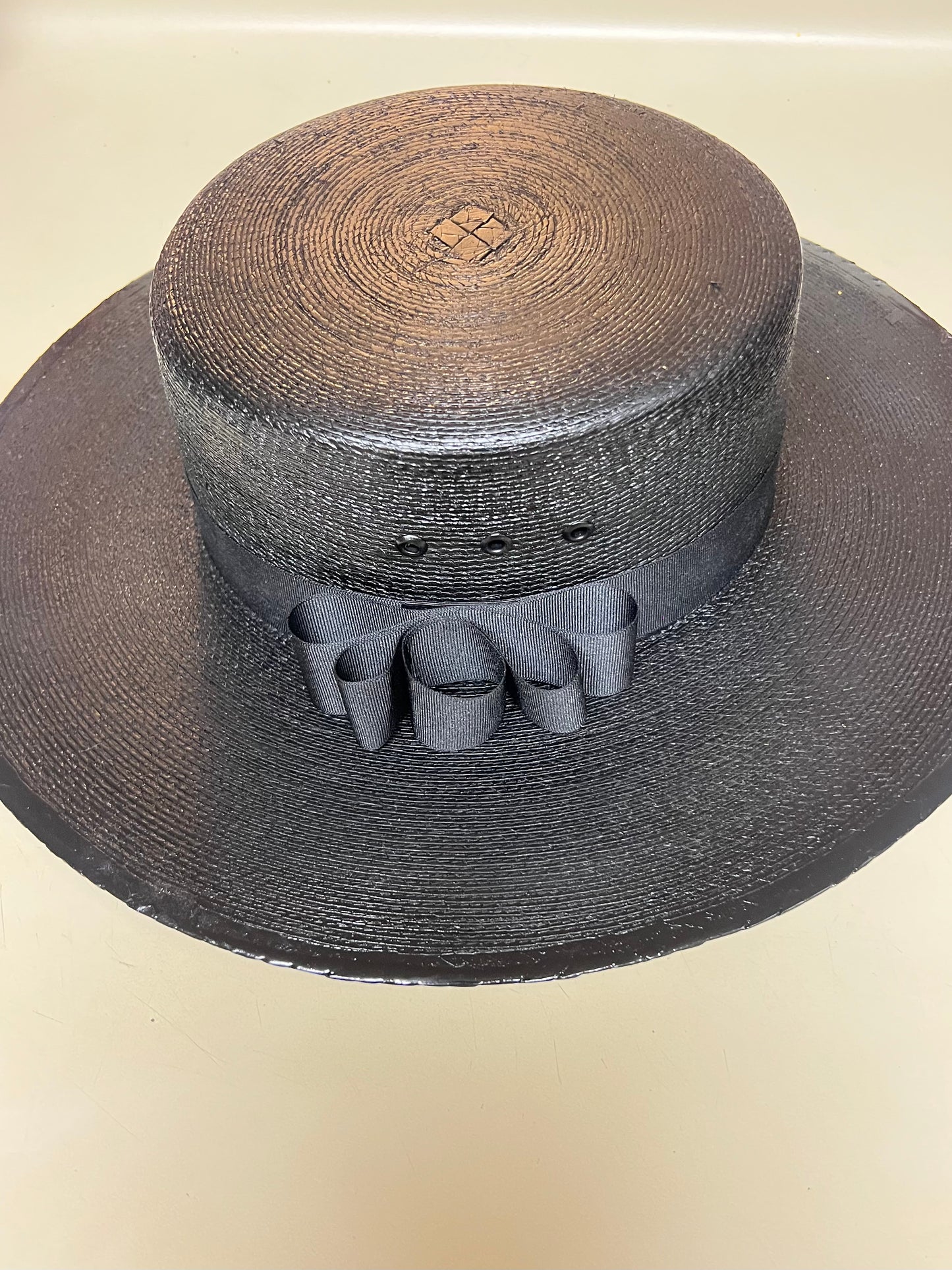 Black Flat Top Hat