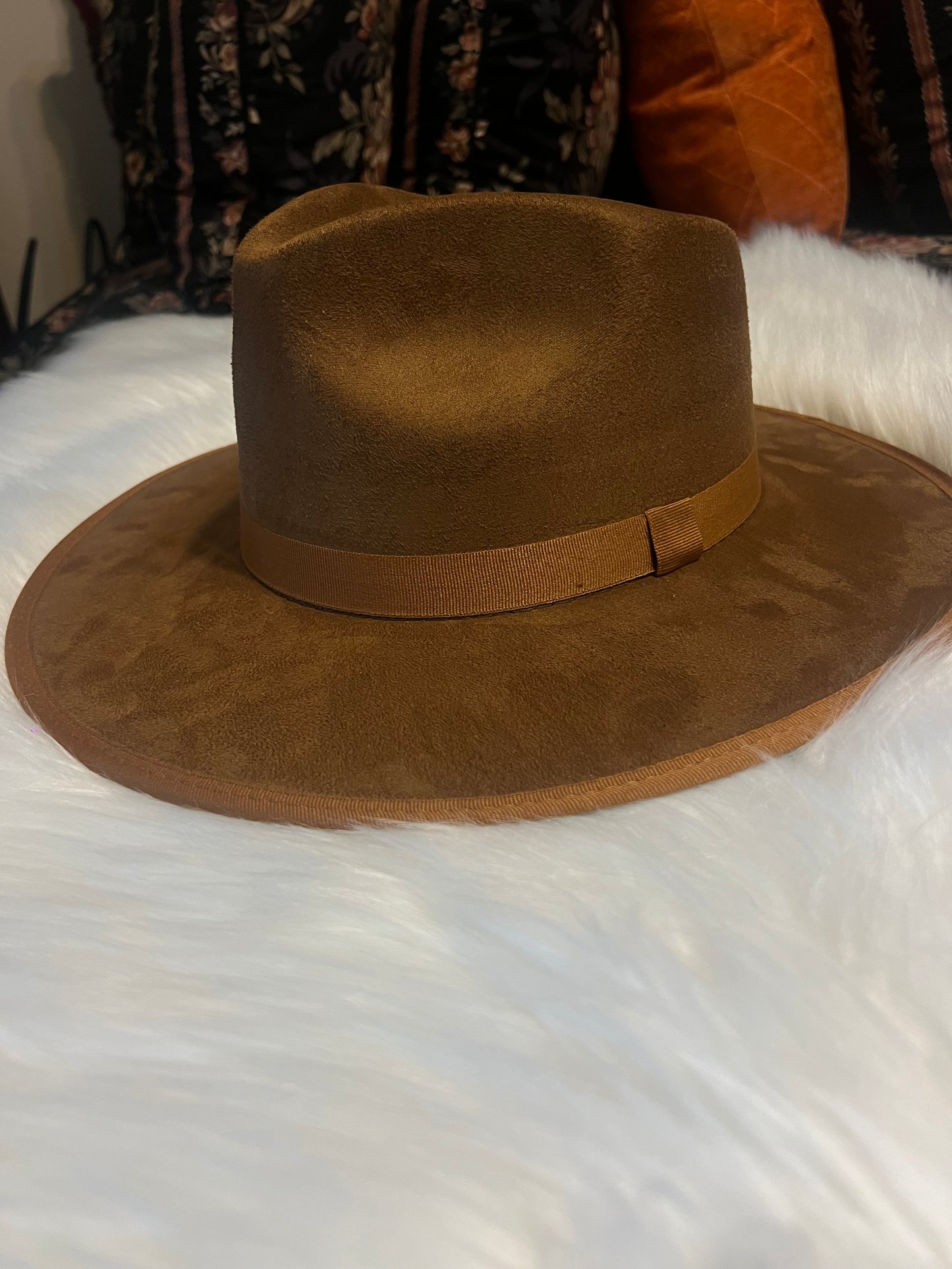 Vegan Suede Fedora