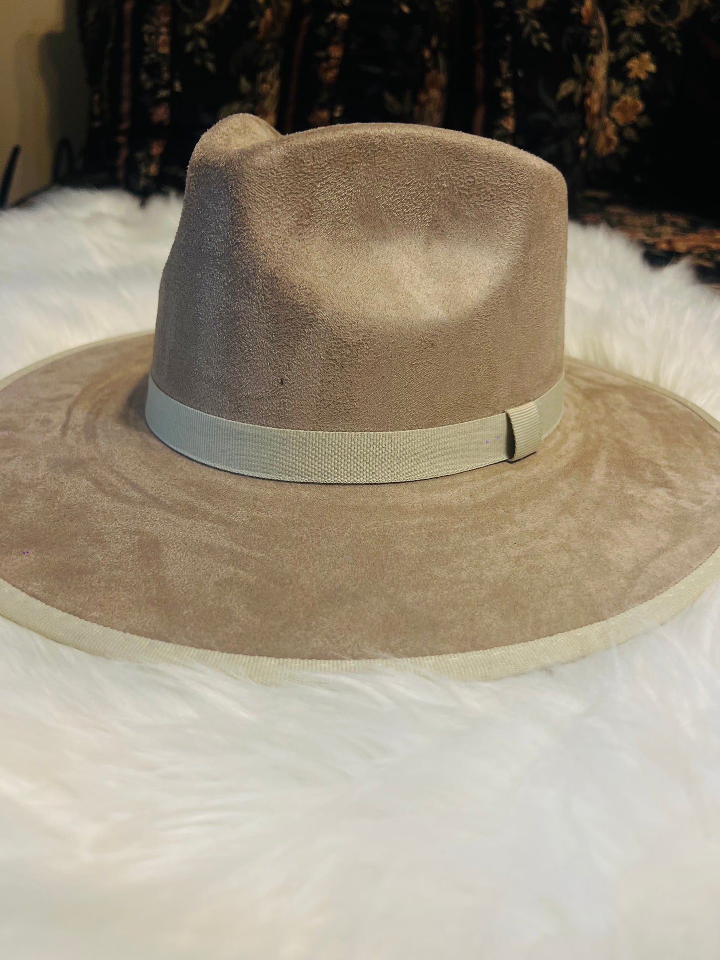 Vegan Suede Fedora