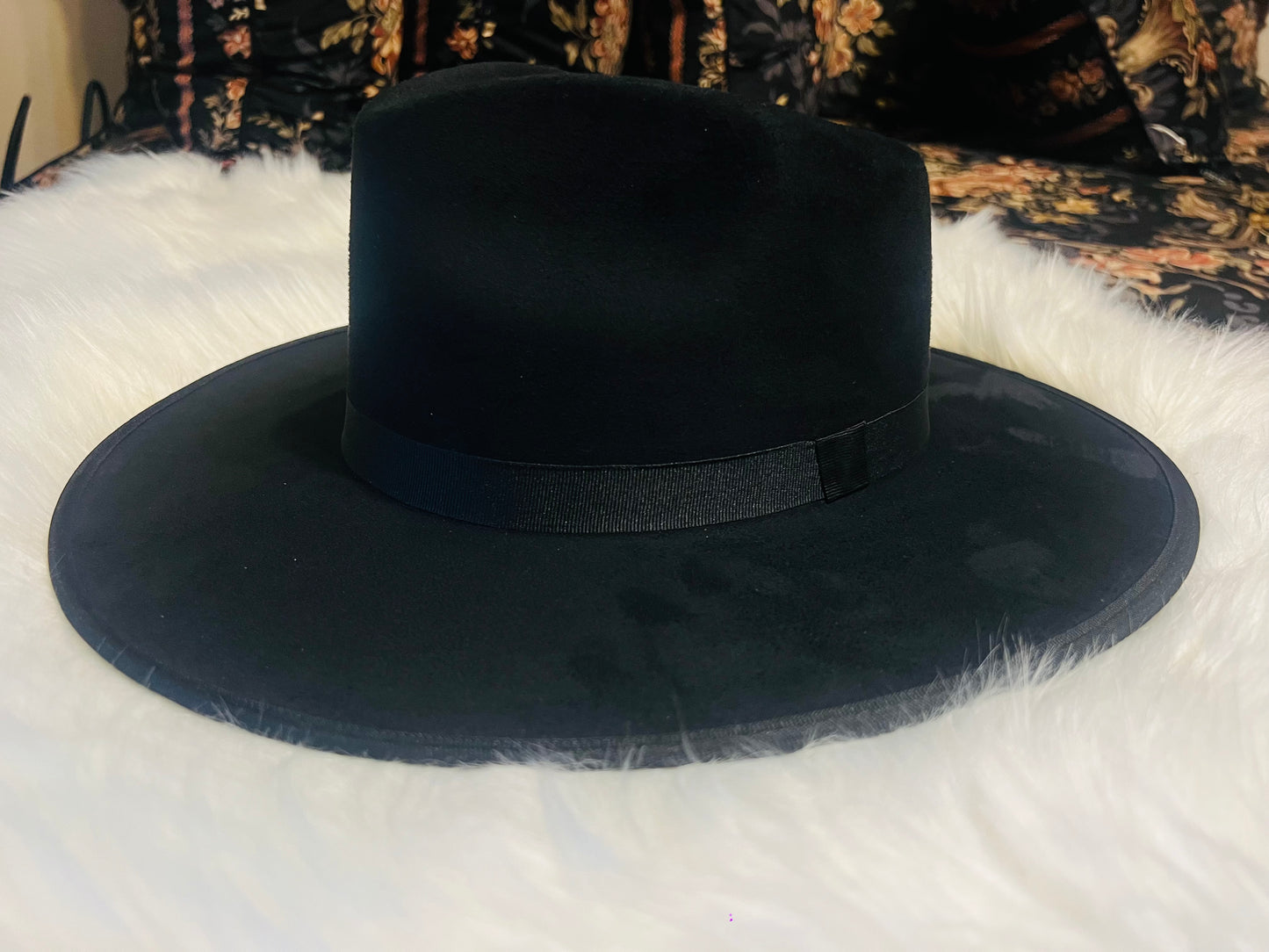 Vegan Suede Fedora