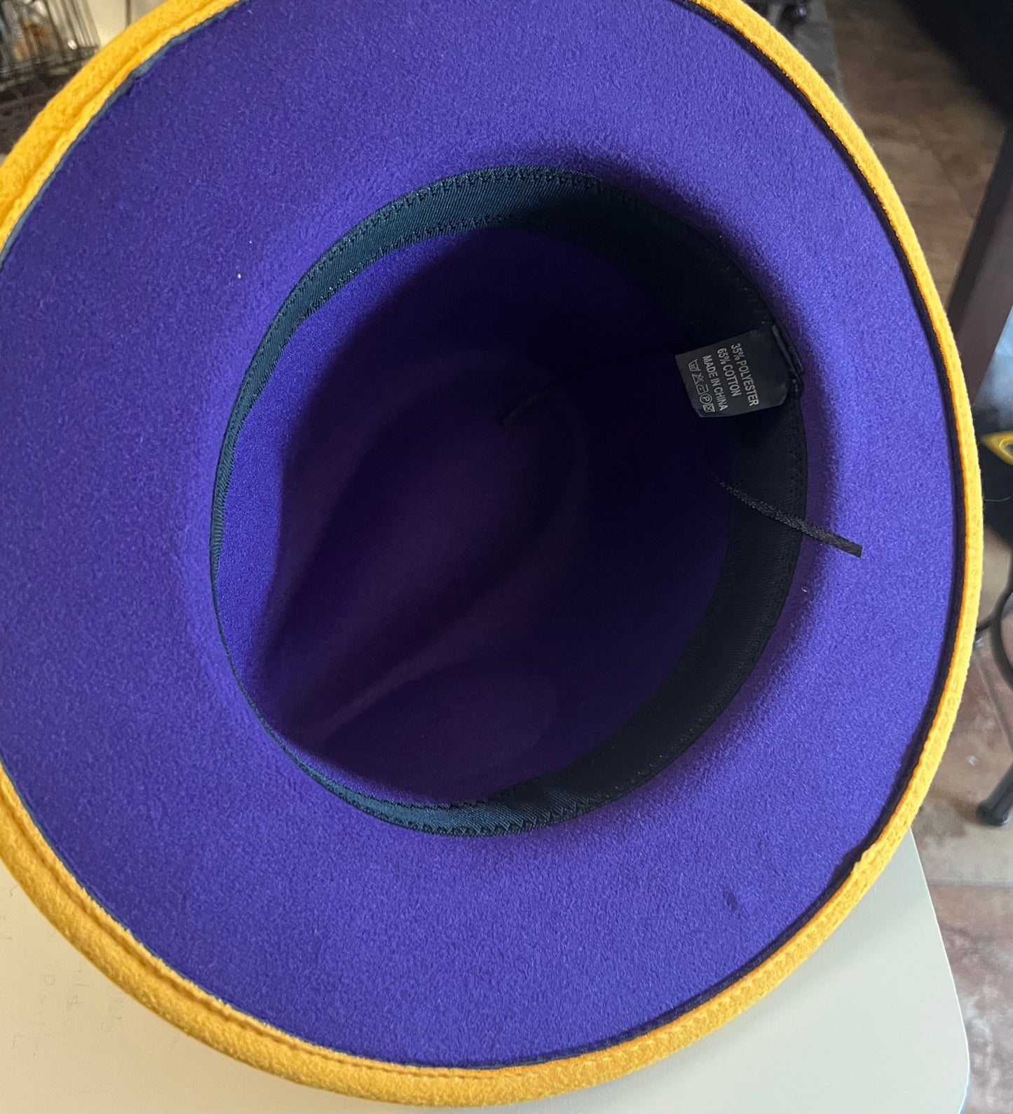 Two-tone Omega Psi Phi Fedora