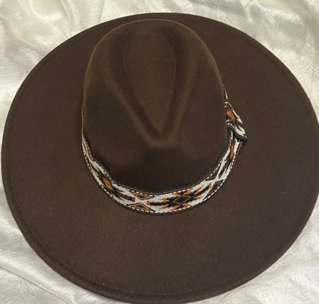 Dark Brown Felt Hat