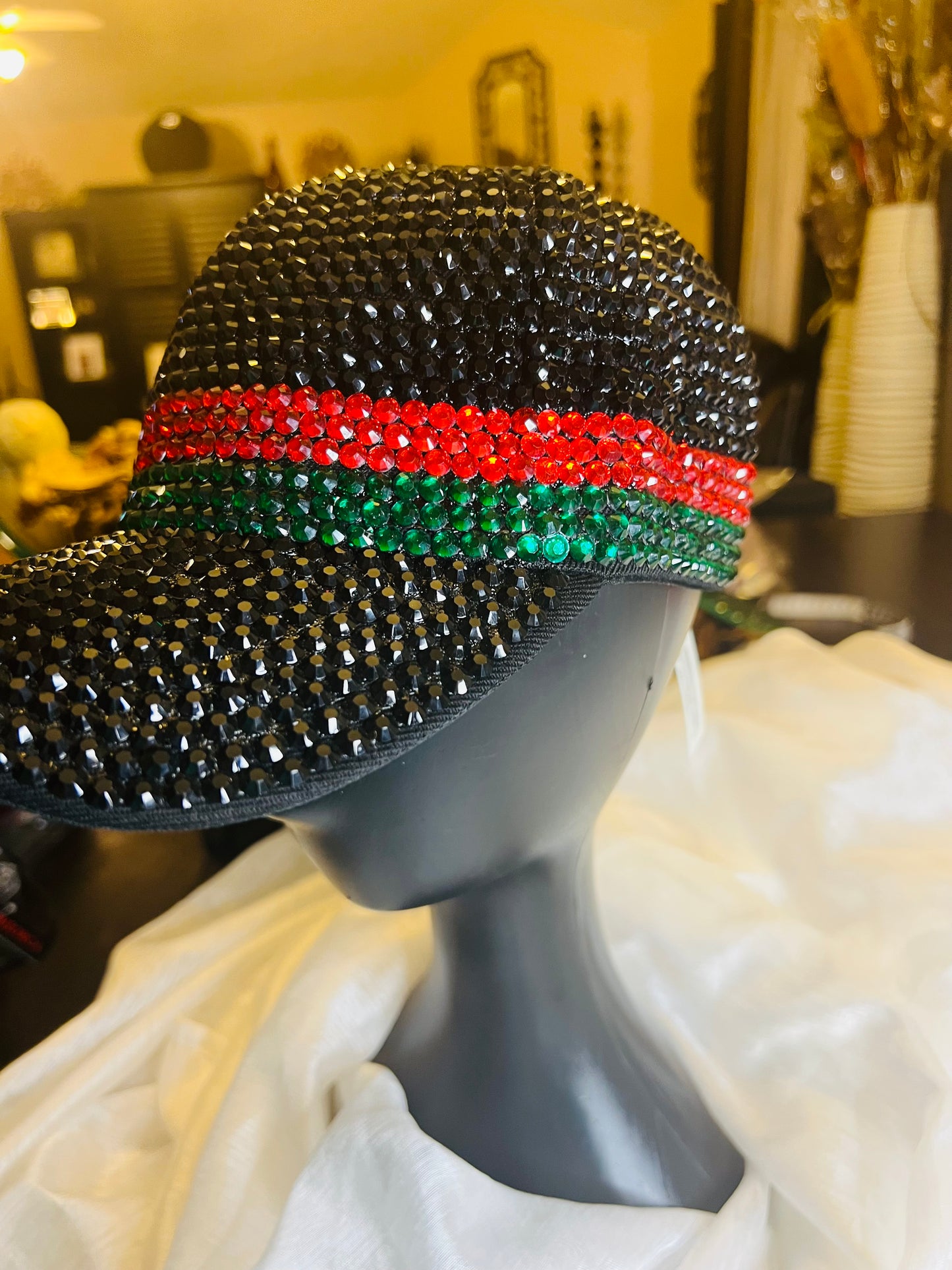 Fully Rhinestone Bling Cap