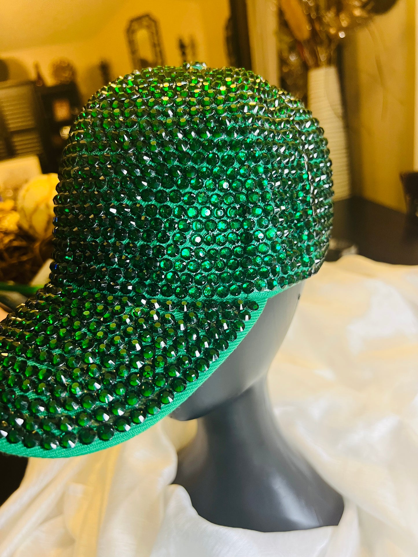 Fully Rhinestone Bling Cap