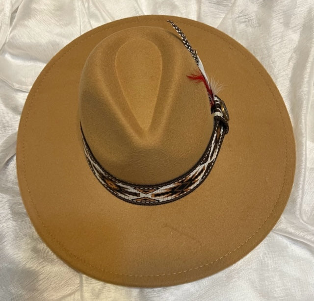 Tan Felt Hat