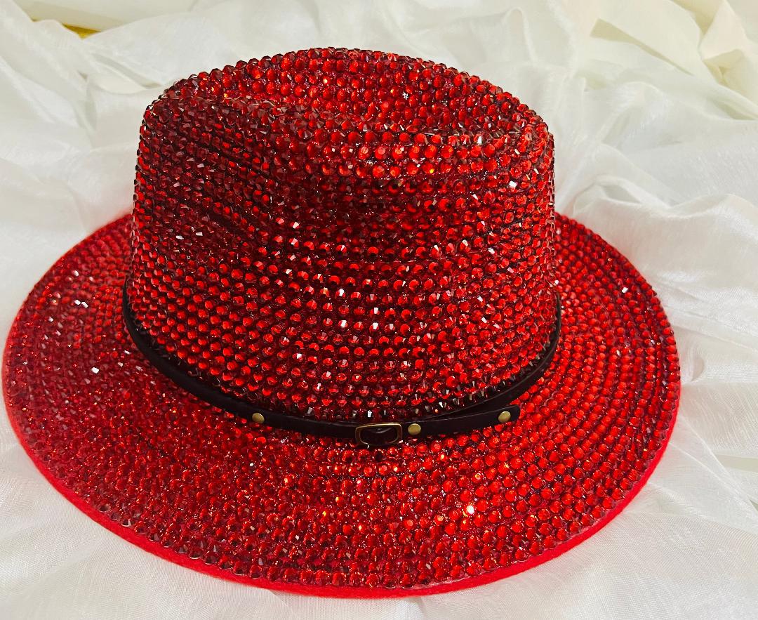 Women Bling Fedora Hat