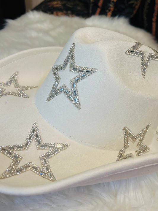 Off White Star Cowboy Hat
