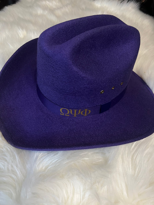 Purple Omega Hat