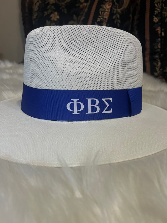 White Phi Beta Sigma Hat