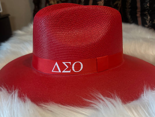 Red Delta Sigma Theta Hat