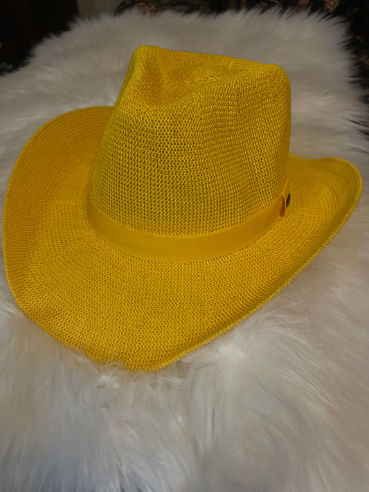 Canary Straw Cowboy Hat