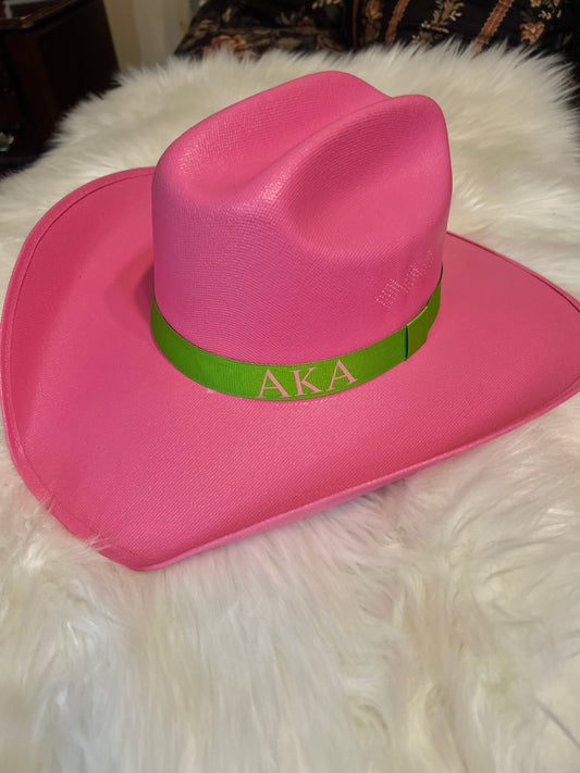 Pink Straw AKA Hat