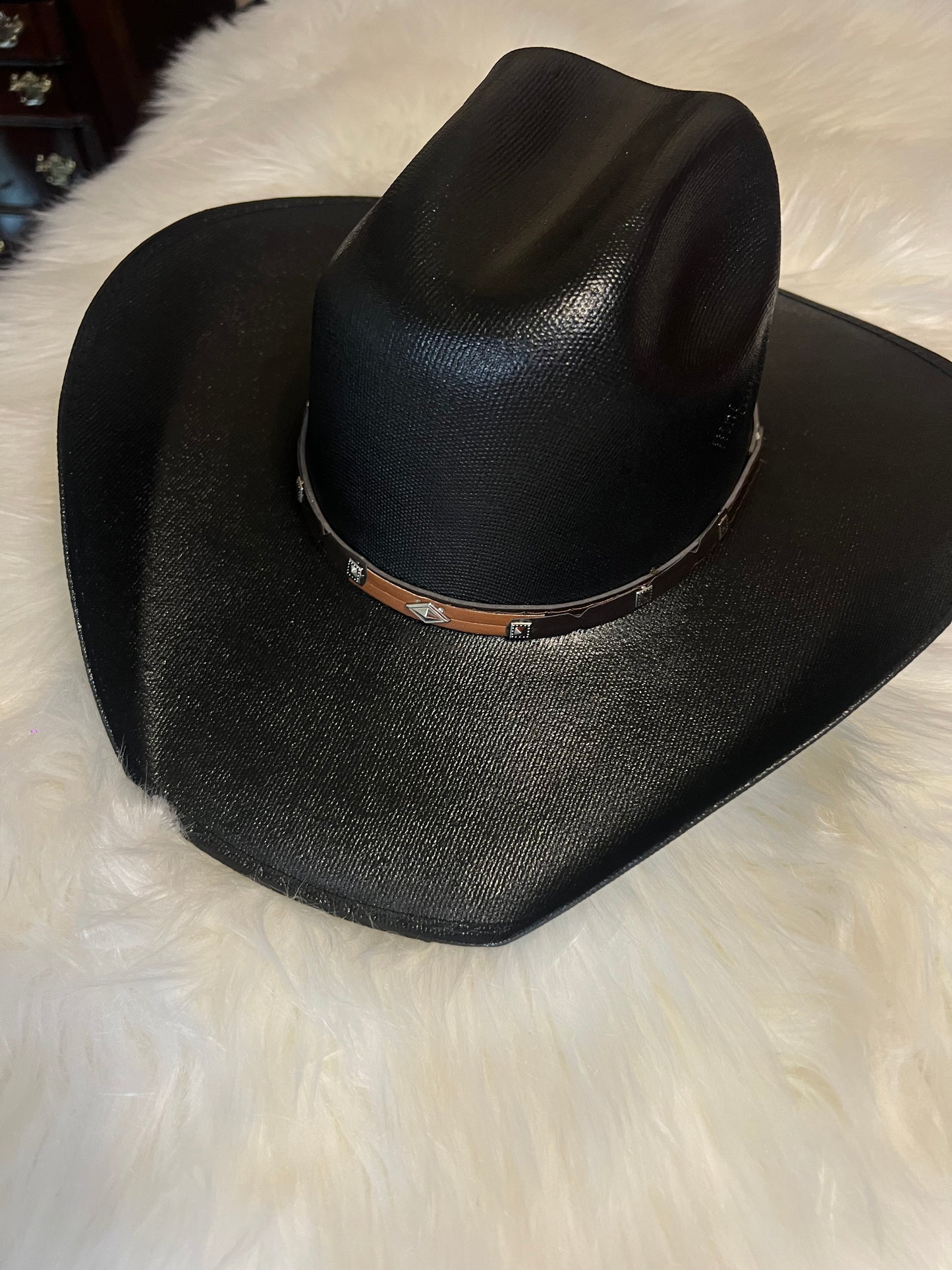 Black Straw Hat