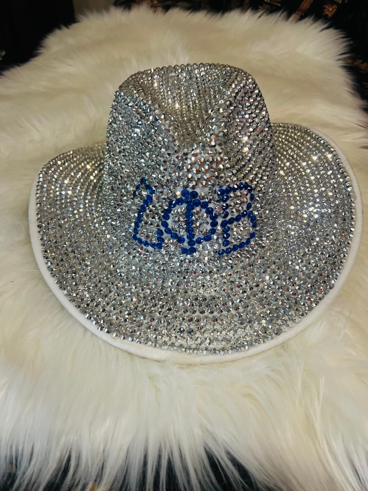 Fully Blinged Zeta Cowboy Hat