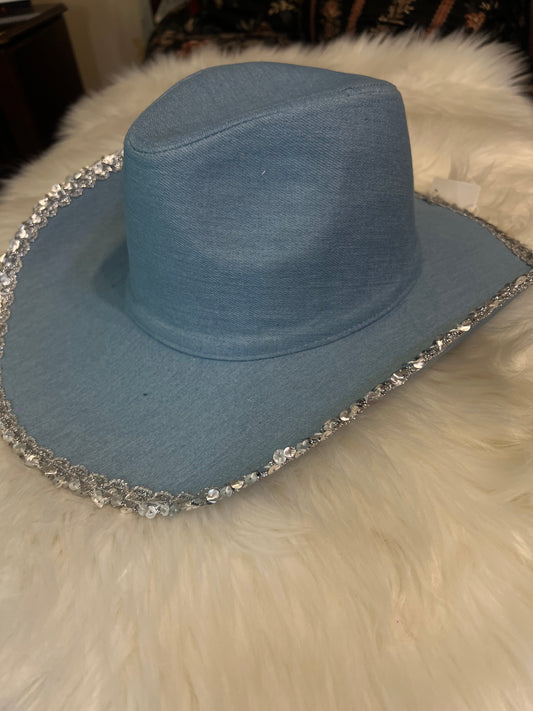 Cowboy Denim with Bling Trim