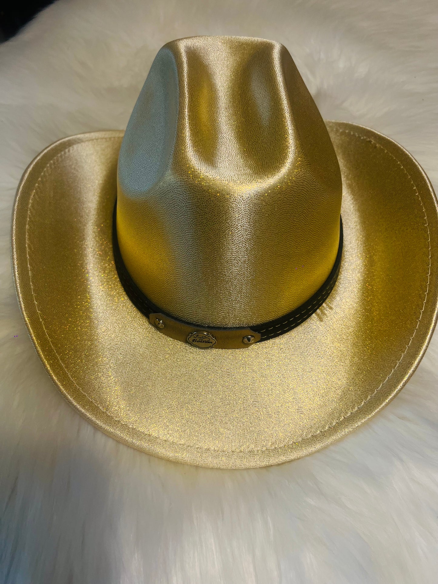 Gold Shimmering Cowboy Hat