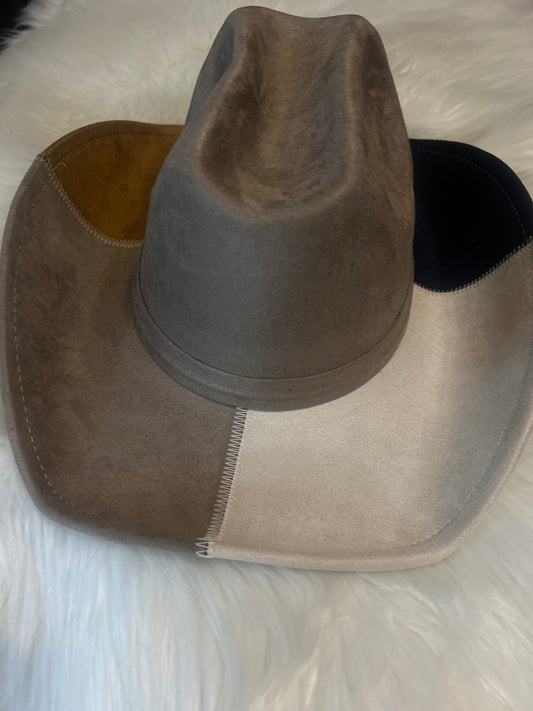 Patch Work Multicolored Cowboy Hat