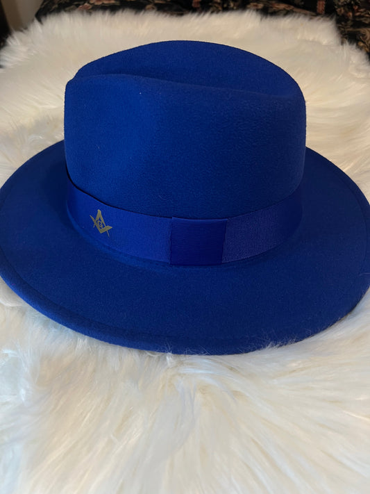 Royal Blue Mason Fedora