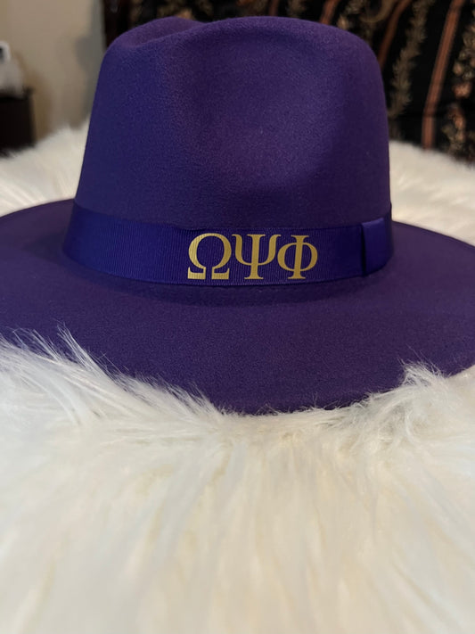 Purple Omega Fedora