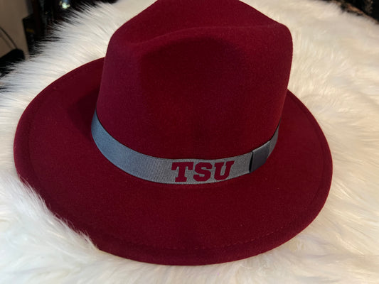 Burgundy TSU Fedora