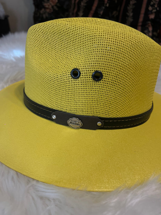Yellow Safari Fedora