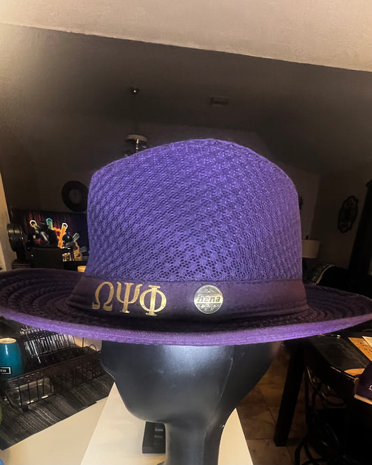 Omega Psi Phi Turn Up Fedora