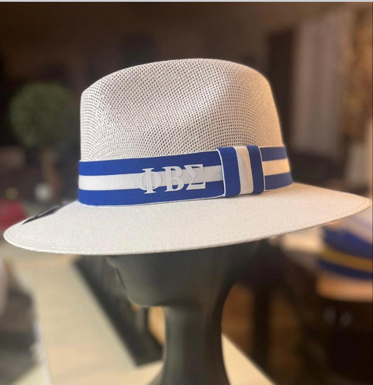 Phi Beta Sigma Straw Fedora