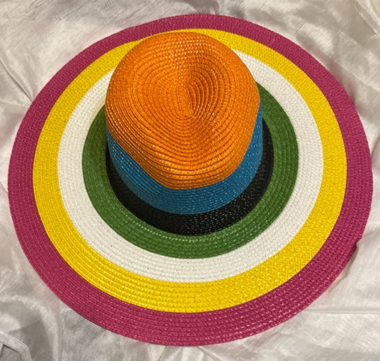 Pink Striped Hat