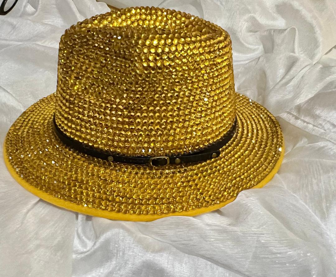 Women Bling Fedora Hat